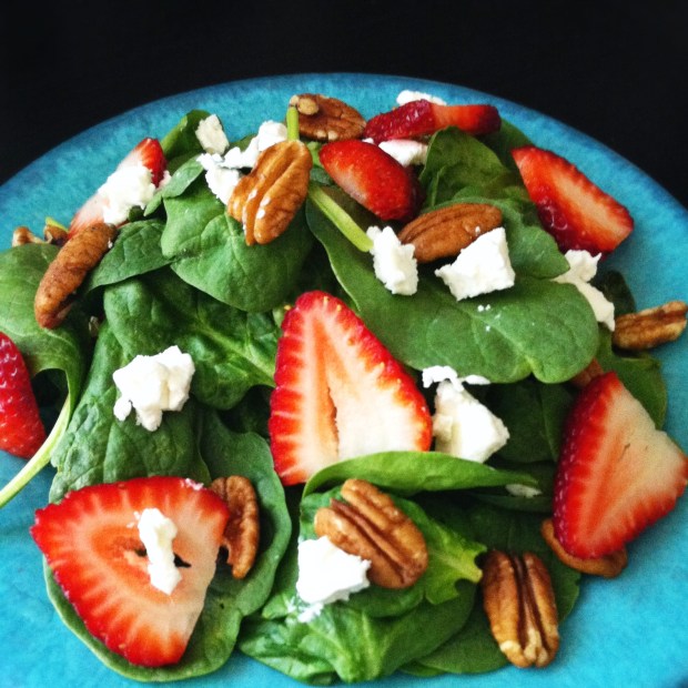 strawberry pecan salad
