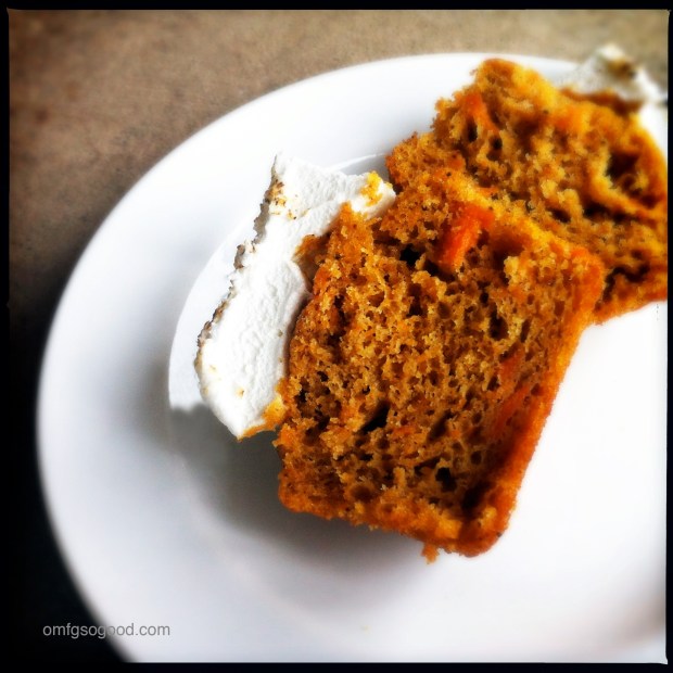 Sweet Potato Cupcakes with Roasted Marshmallows_4