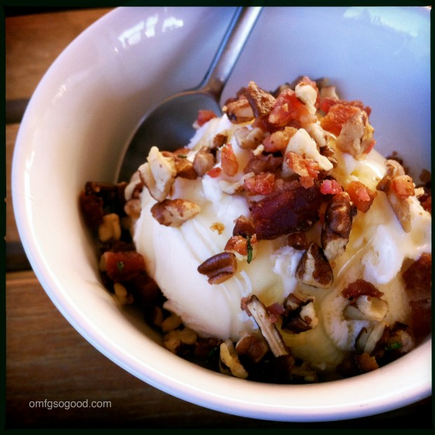 Honey Bacon Pecan Rosemary Ice Cream