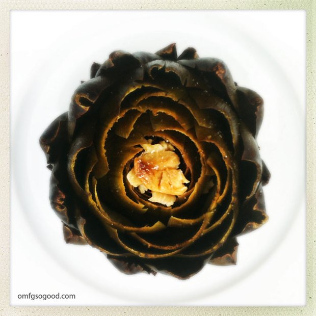 Roaste-Artichoke-with-Garlic-Lemon-and-Olive-Oil