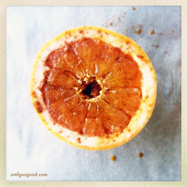 Cardamom-Honey-Broiled-Grapefruit