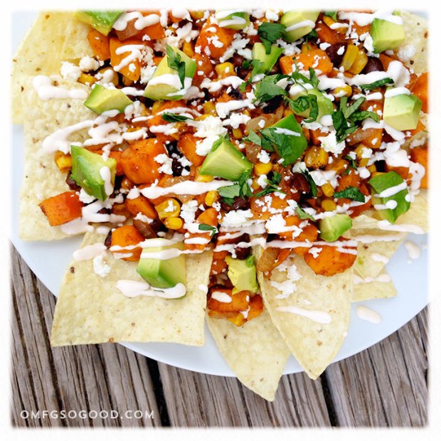 Roasted-Sweet-Potato-Black-Bean-and-Corn-Nachos